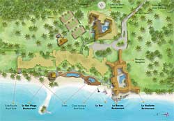 Plan Beachcomber Royal Palm Ile Maurice