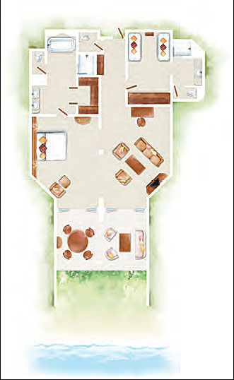 plan suite garden Royal Palm Beachcomber
